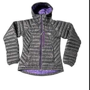 RAB Women's pertex microlight Gray Hooded Jacket